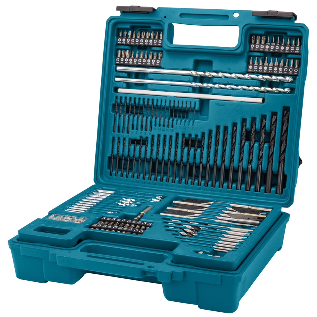 Set of drills and bits Makita E-06270 212 accessories Case case
