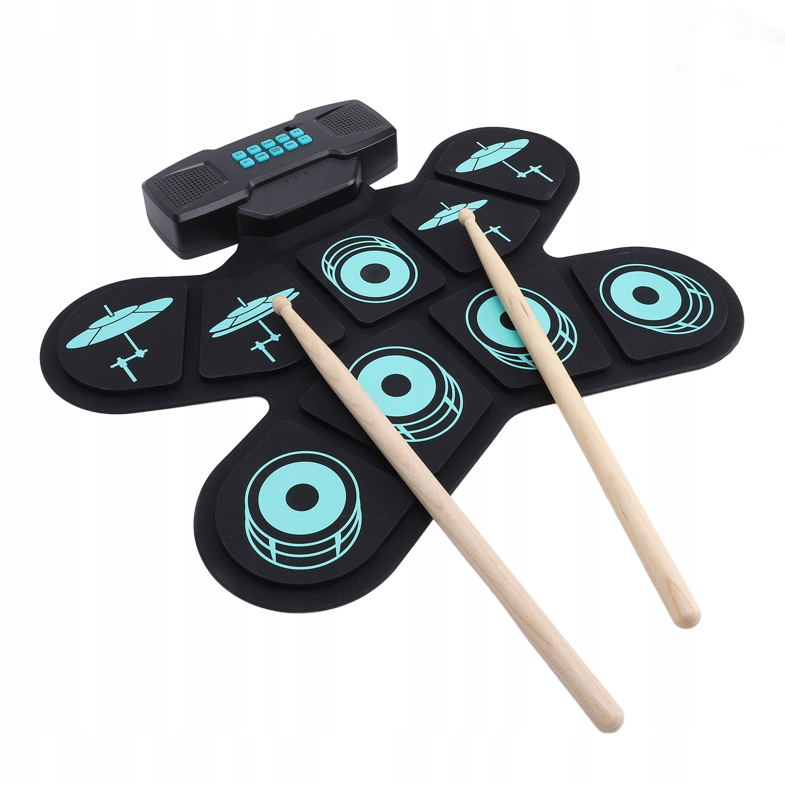 Set of electric drums for children, 9 pads, exercise tool with