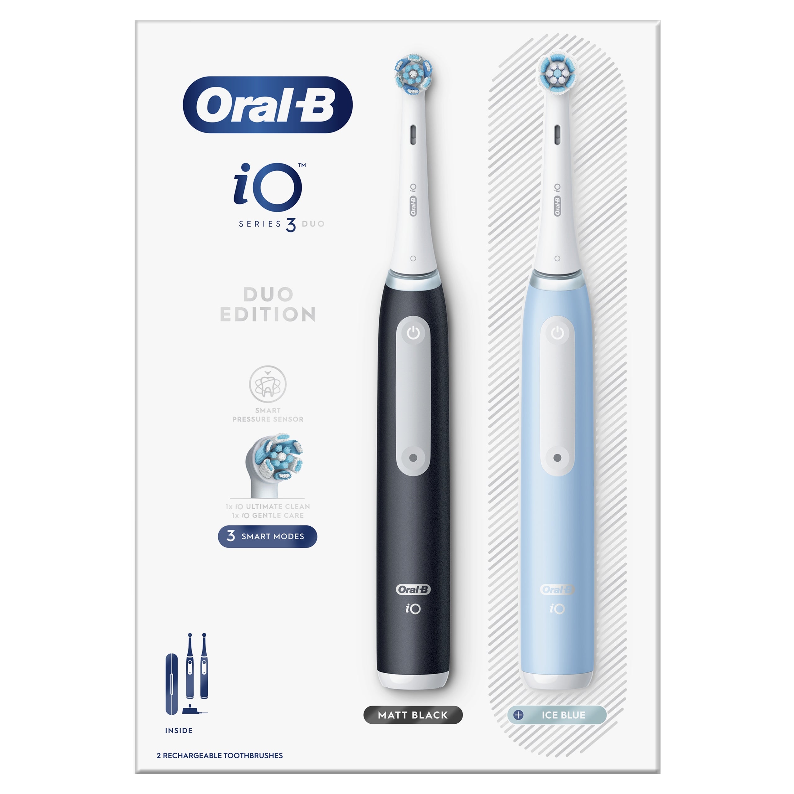 Set of electric toothbrushes Oral-B iO Series 3 DUO Black & Blue Manufacturer code 8006540731772