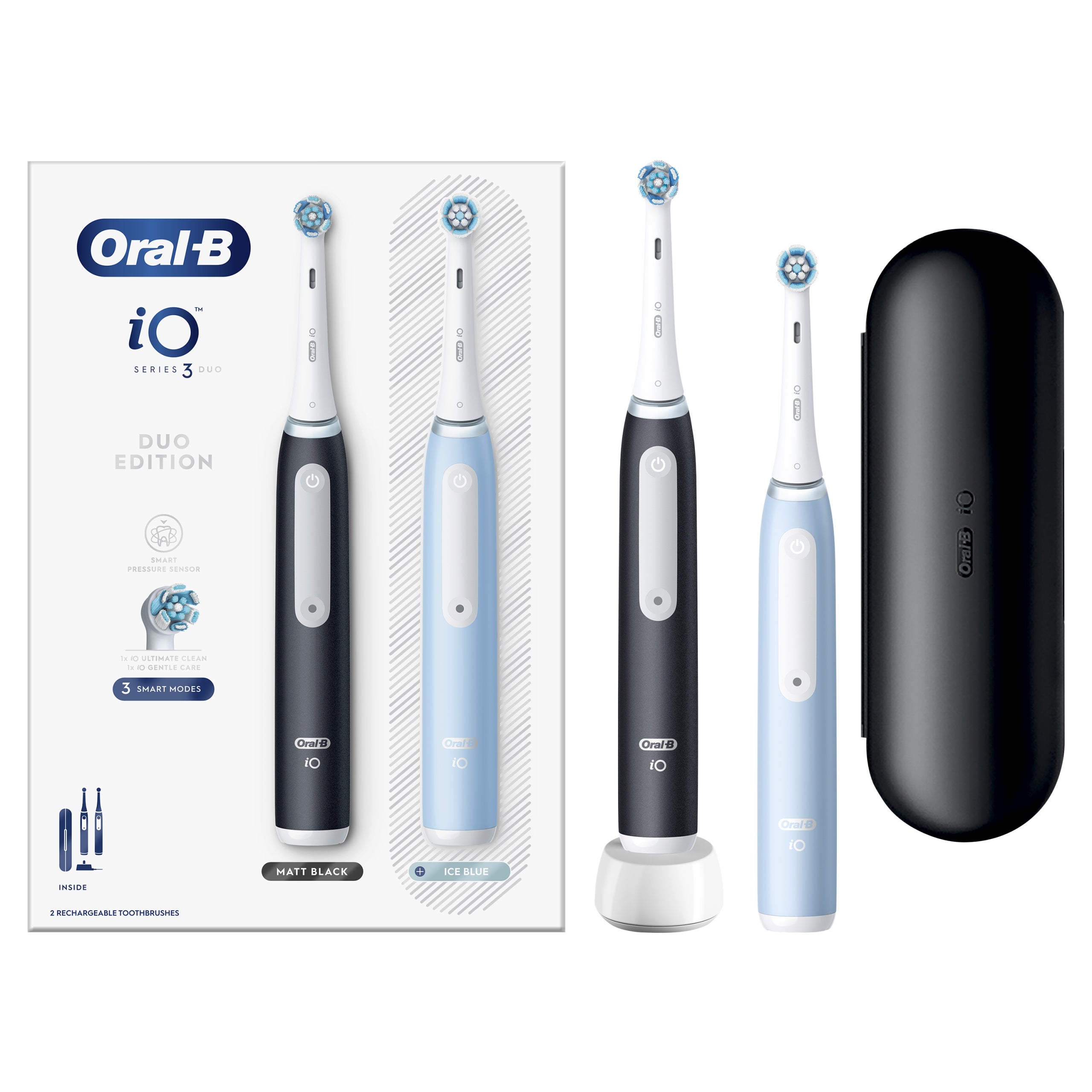 Set of electric toothbrushes Oral-B iO Series 3 DUO Black & Blue
