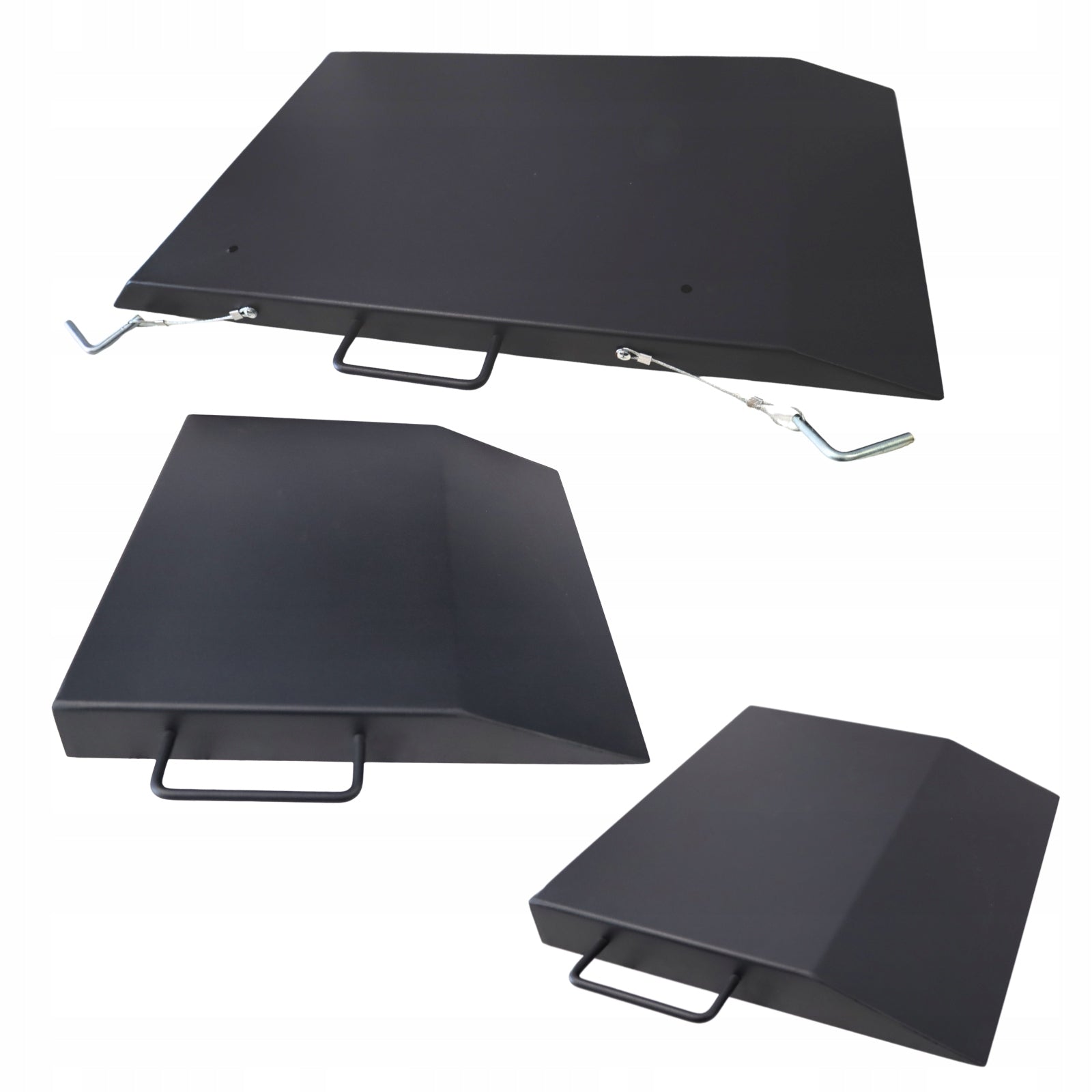 Set of expansion plates and inruns for geometry