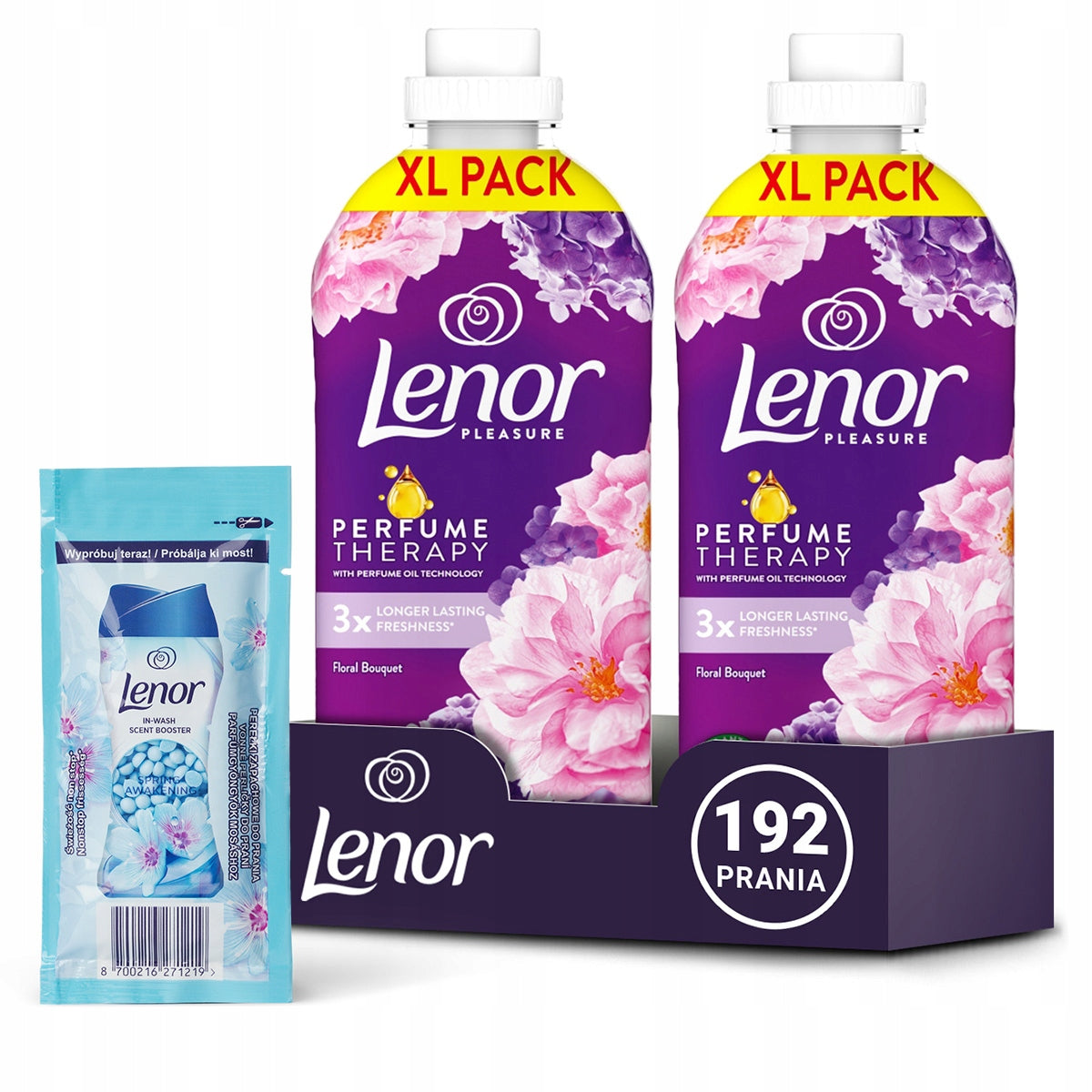 Set of fabric softener UNIQUE FORMULA EFFICIENT EFFECTIVE 2x1,2L