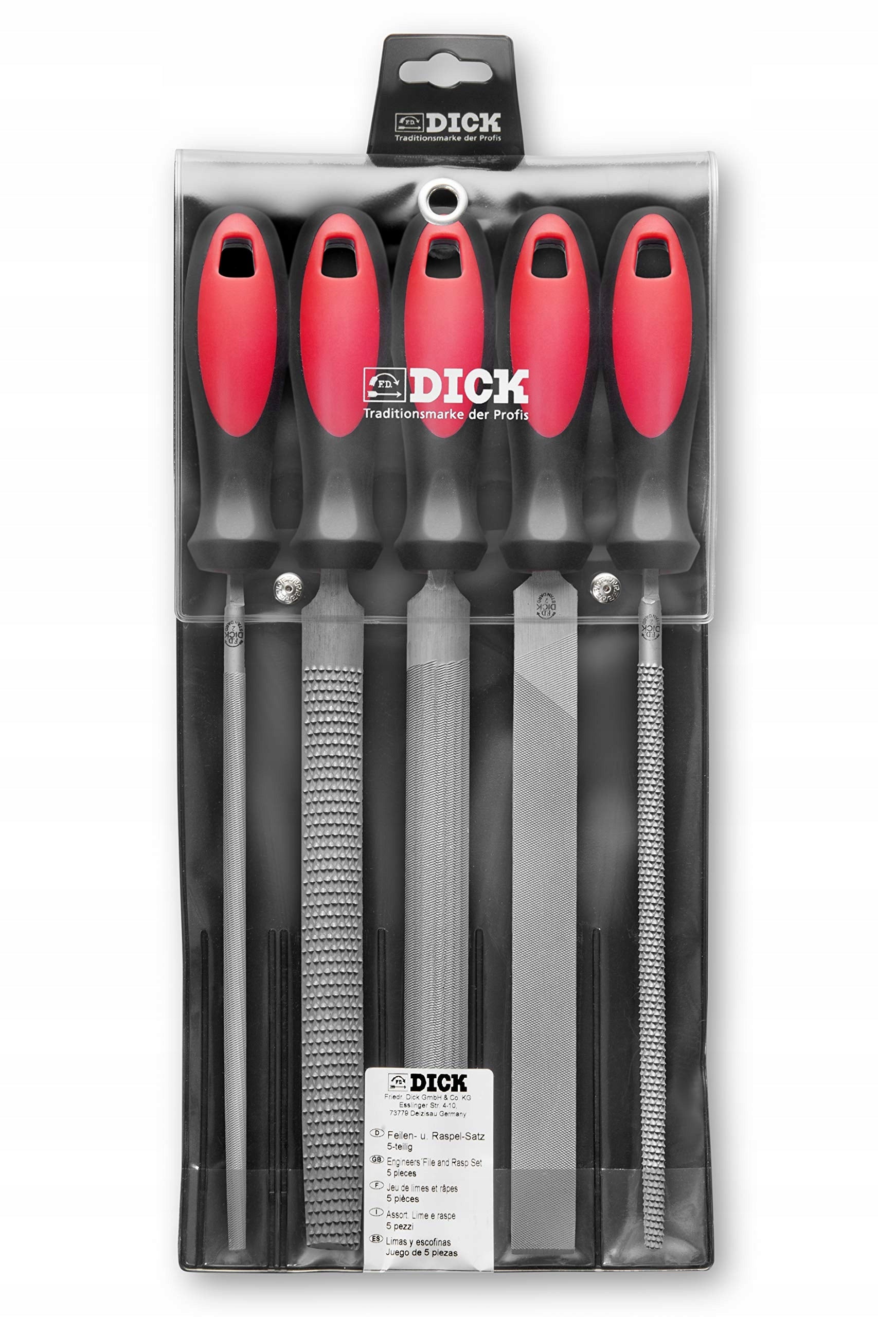 Set of files and sawmills 5 pcs Dick 200 mm Brand Dick