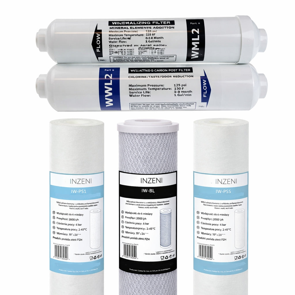 Set of filters, cartridges REVERSE OSMOSIS RO6 and RO7