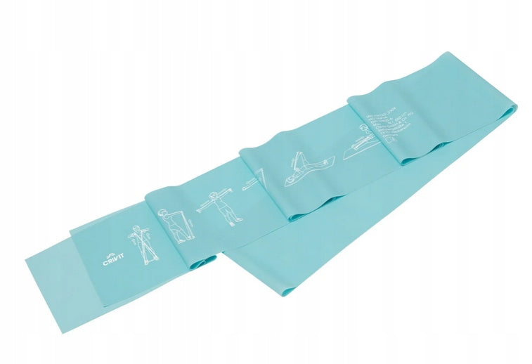Set of fitness bands CRIVIT 4 pcs blue grey Manufacturer code 466877_2407