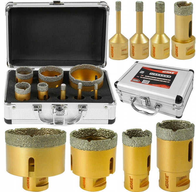Set of foraminifera for stoneware 8pcs 6-68mm M14