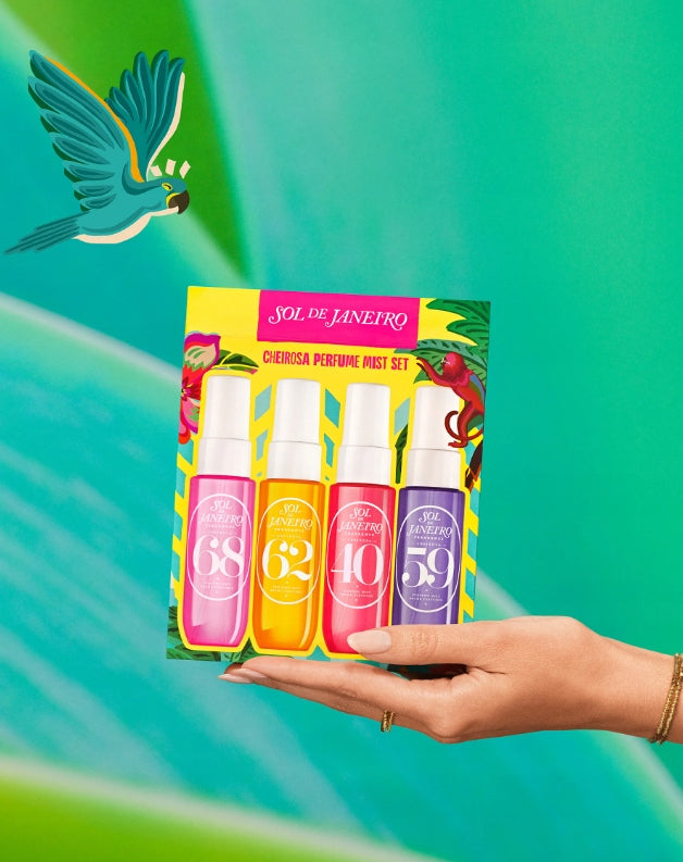 Set of fragrances Sol de Janeiro 4x 30ml Packaging status original