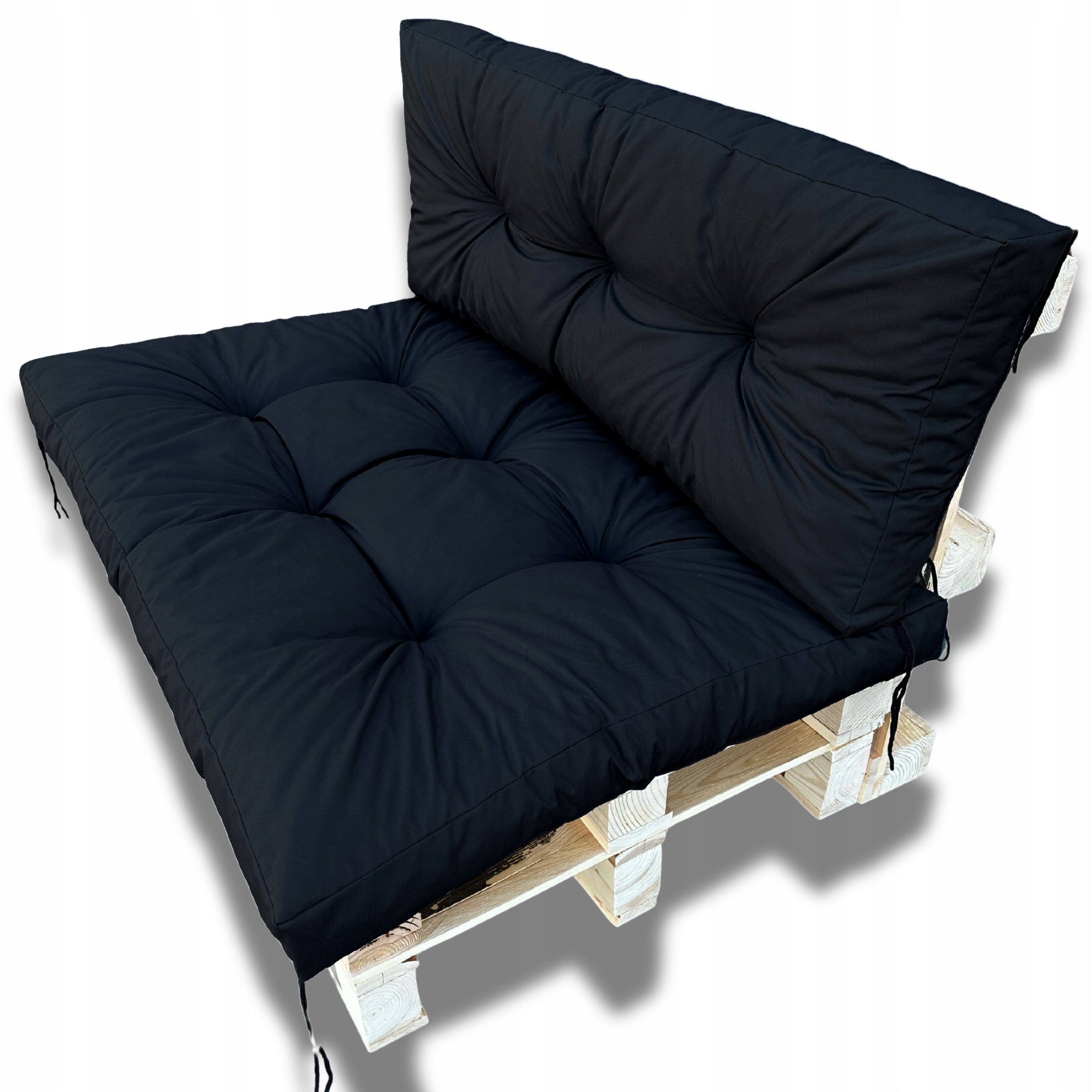 Set of garden cushions for pallet 120x80 seat + 120x40 backrest