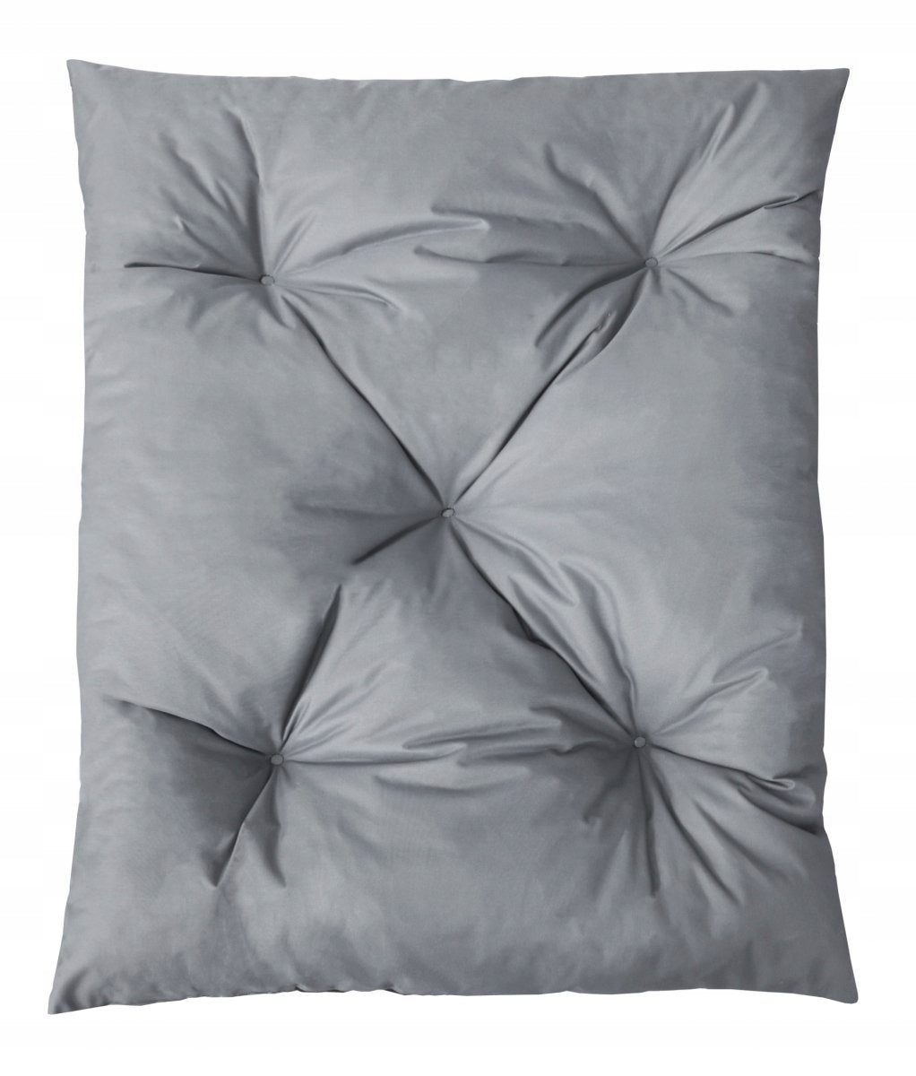 Set of garden cushions for pallets 120x80 + 120x40 wz. Light Grey Manufacturer no brand