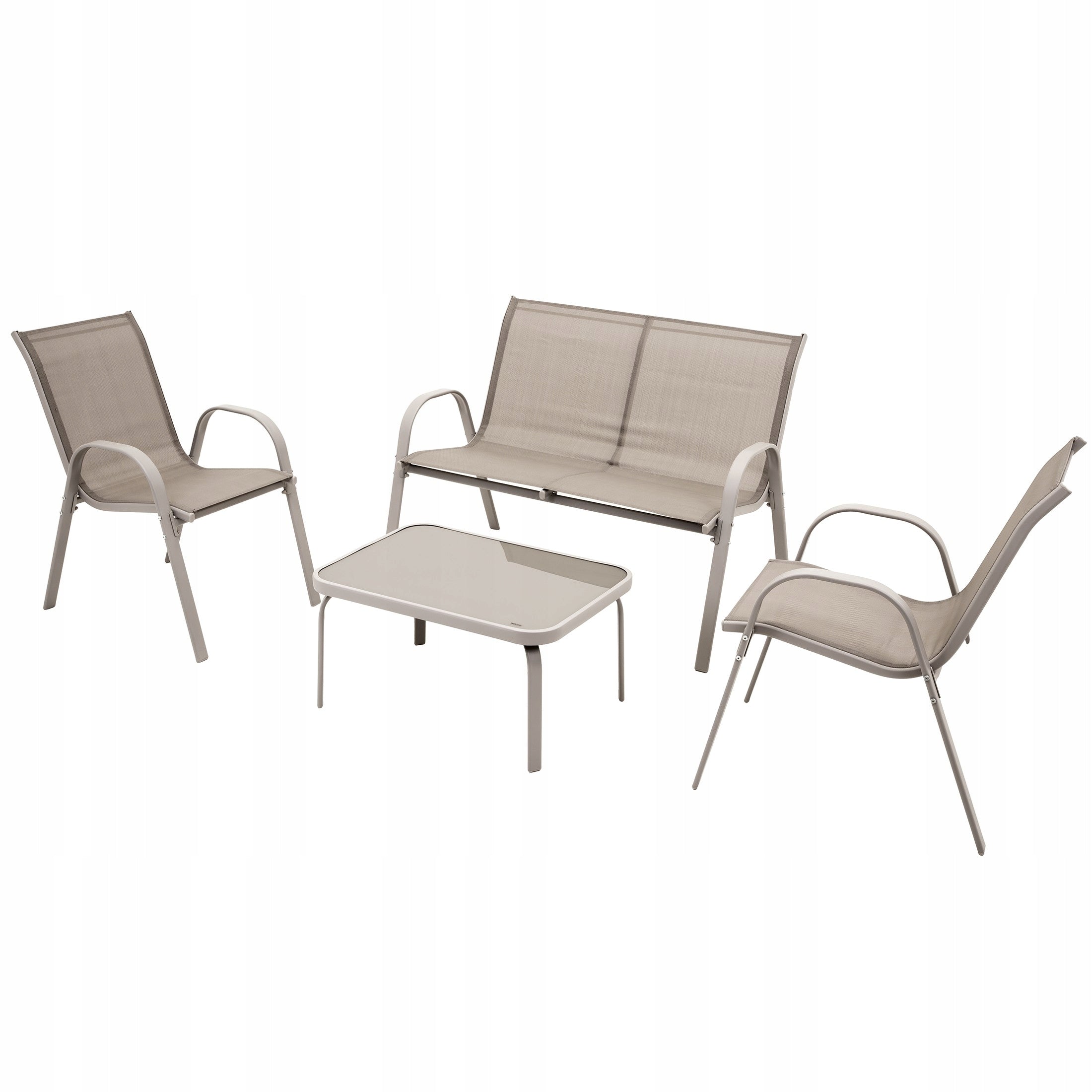 Set of garden furniture 2 x chair sofa table Garden set for TERRACE Main material other