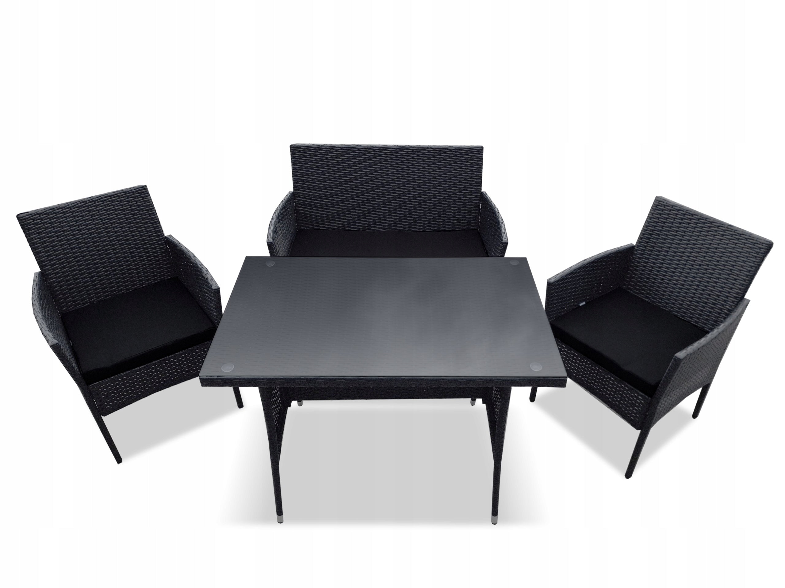 Set of garden furniture for 4 people JUST RELAX High Style GRAPHITE BLACK Manufacturer Just Relax