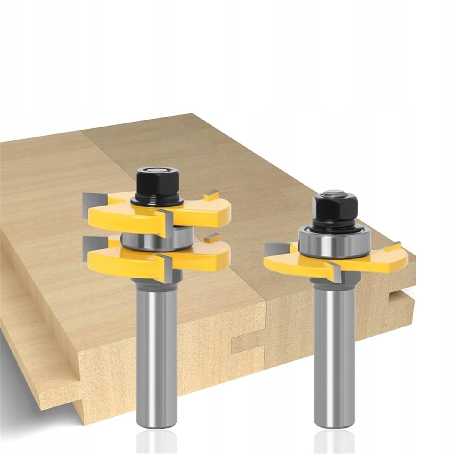 Set of grooves and feathers and inlets for wood cutters 8mm Manufacturer code 8 mm