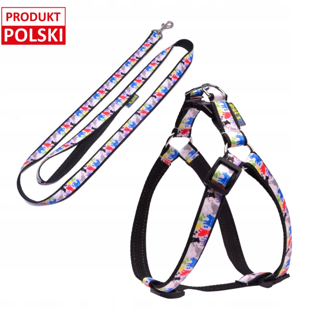 Set of harnesses and leash for dog Petsi size S
