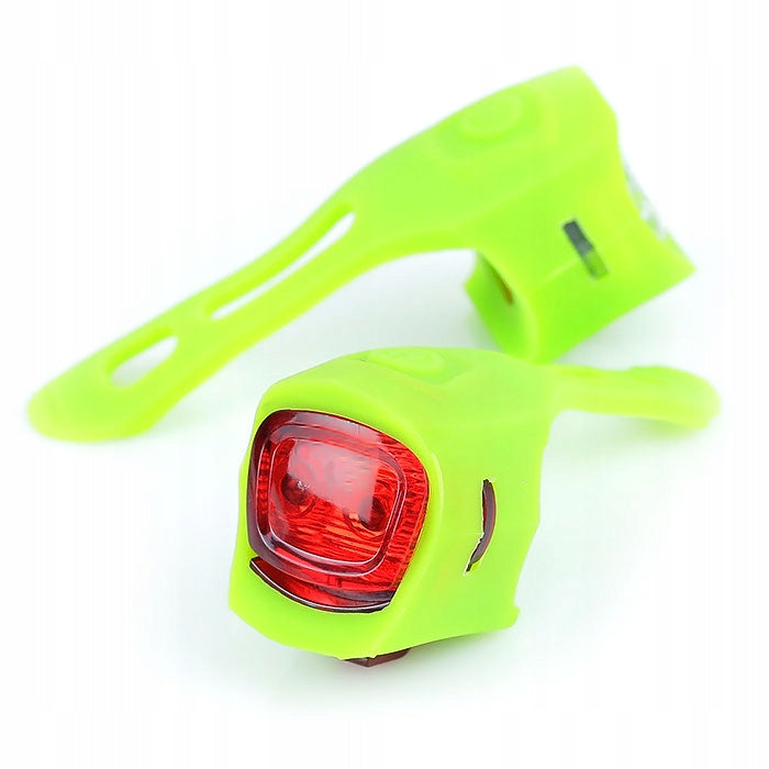 Set of lamps, bicycle lights for bicycle - green Brand no brand