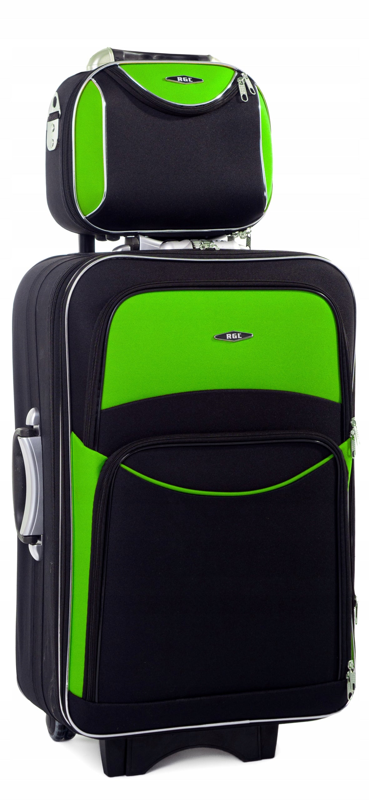 Set of large travel suitcase XXL +case HAND LUGGAGE FREEBIE Height 77 cm
