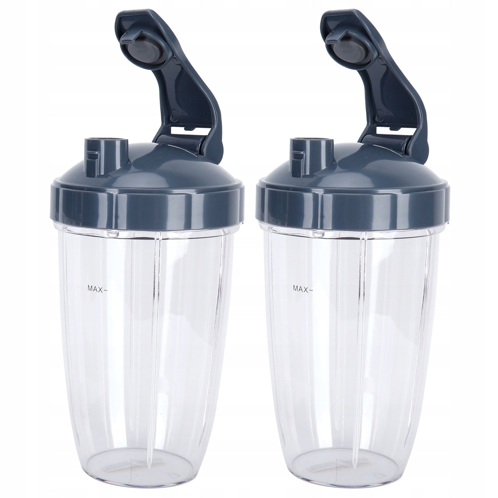Set of lids for containers with transparent blender with a capacity of 24 Dominant color clear
