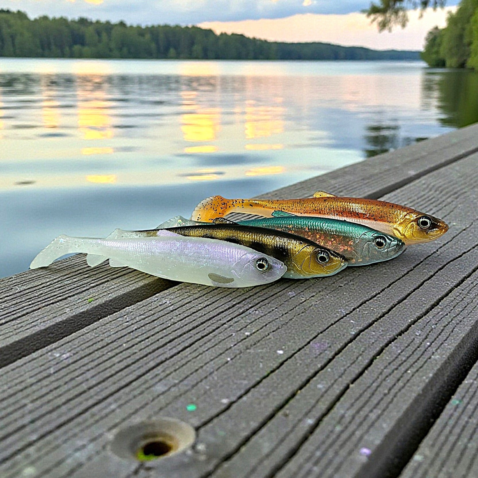 Set of lures SAVAGE GEAR HERRING SHAD V2 9CM CLEAR WATER MIX 4 pieces Manufacturer code 1639342