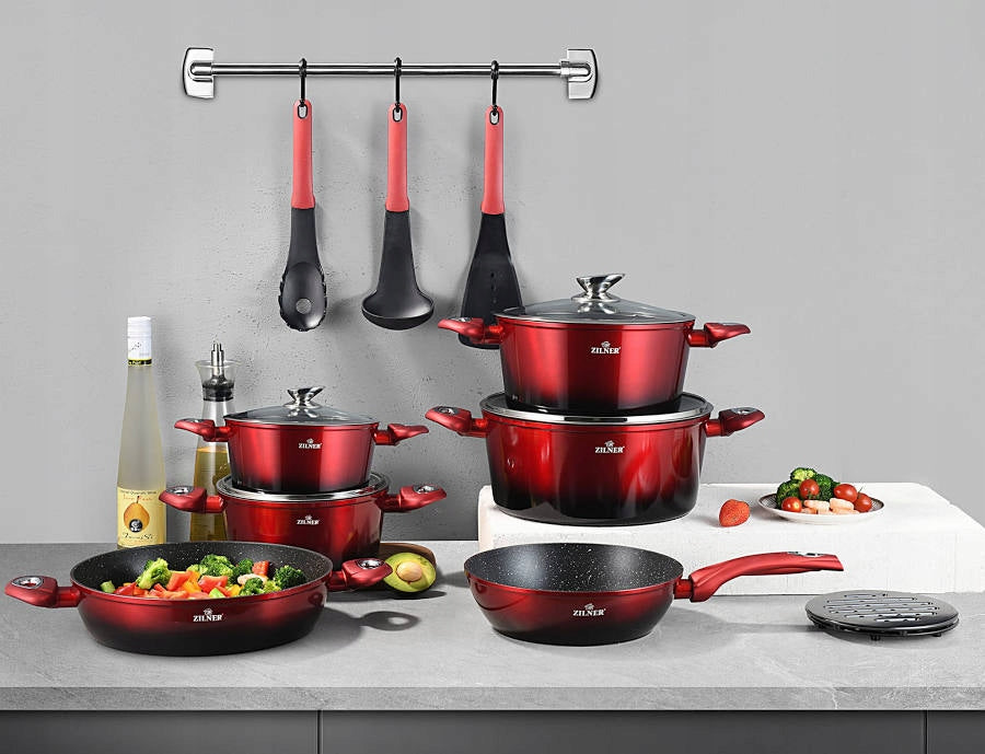 Set of marble pots ZILNER ZL-8520 15 el induction gas Manufacturer code ZL-8520