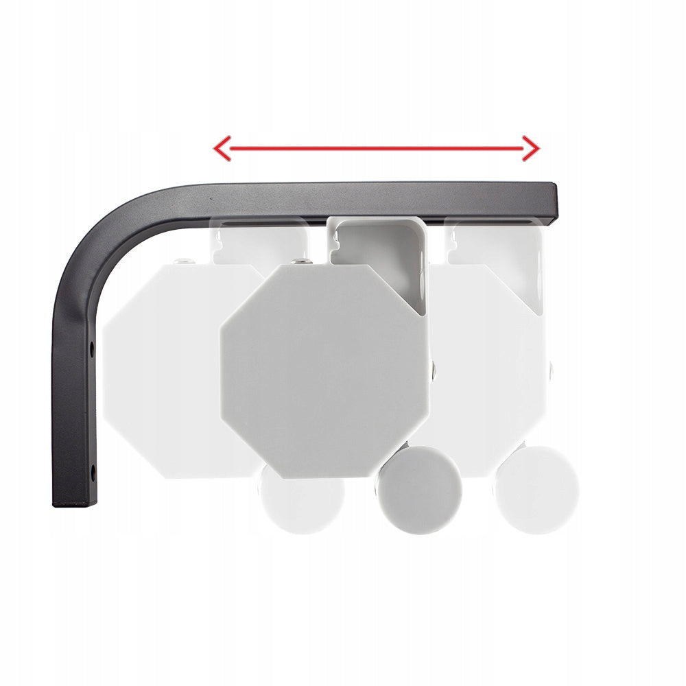 Set of mounting brackets for screen 10-30 cm Black Manufacturer code RBSM-SB-10X30