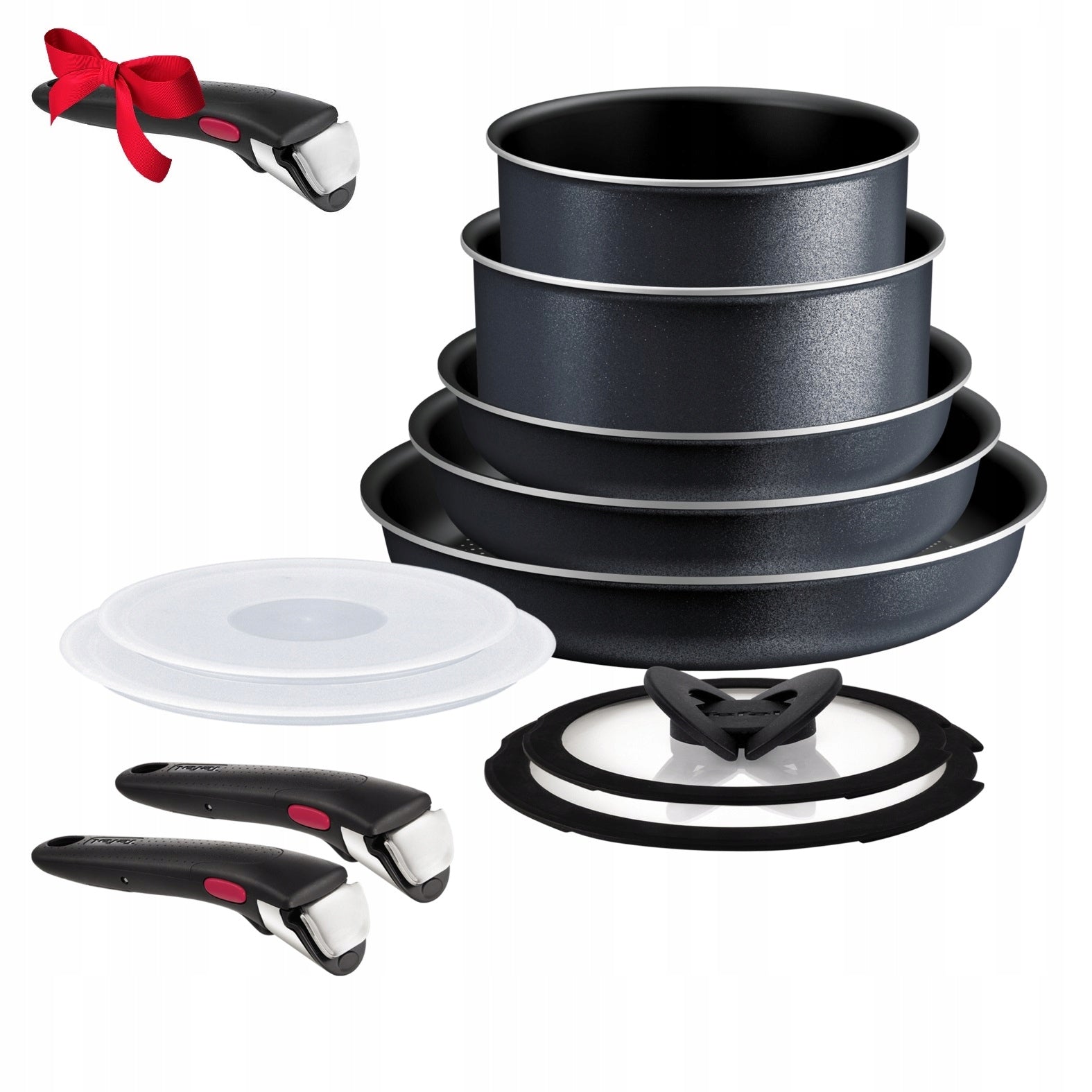 Set of pan pots Tefal Ingenio So'Light 11el. induction+Ingenio handle