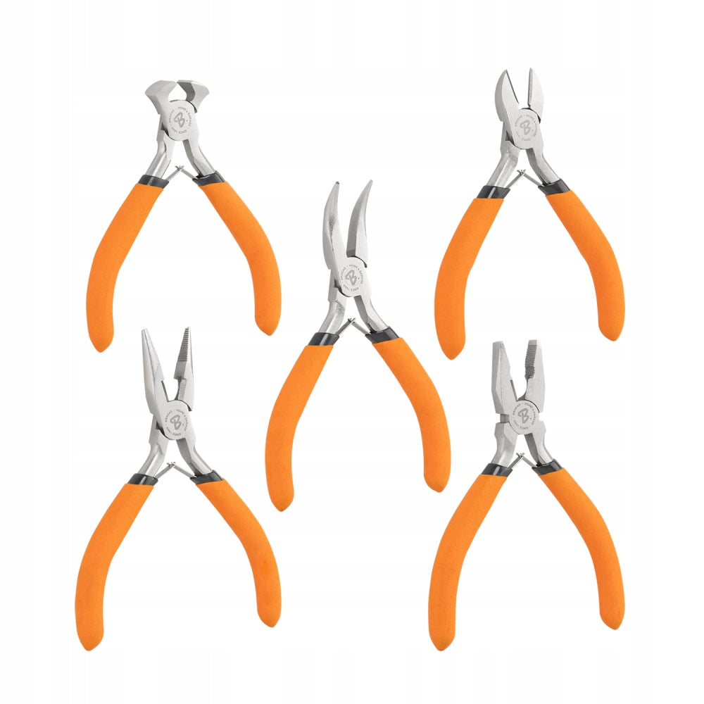 Set of pliers CLASSIC MINI 5 pieces nickel plated DIY-PL21/2SET