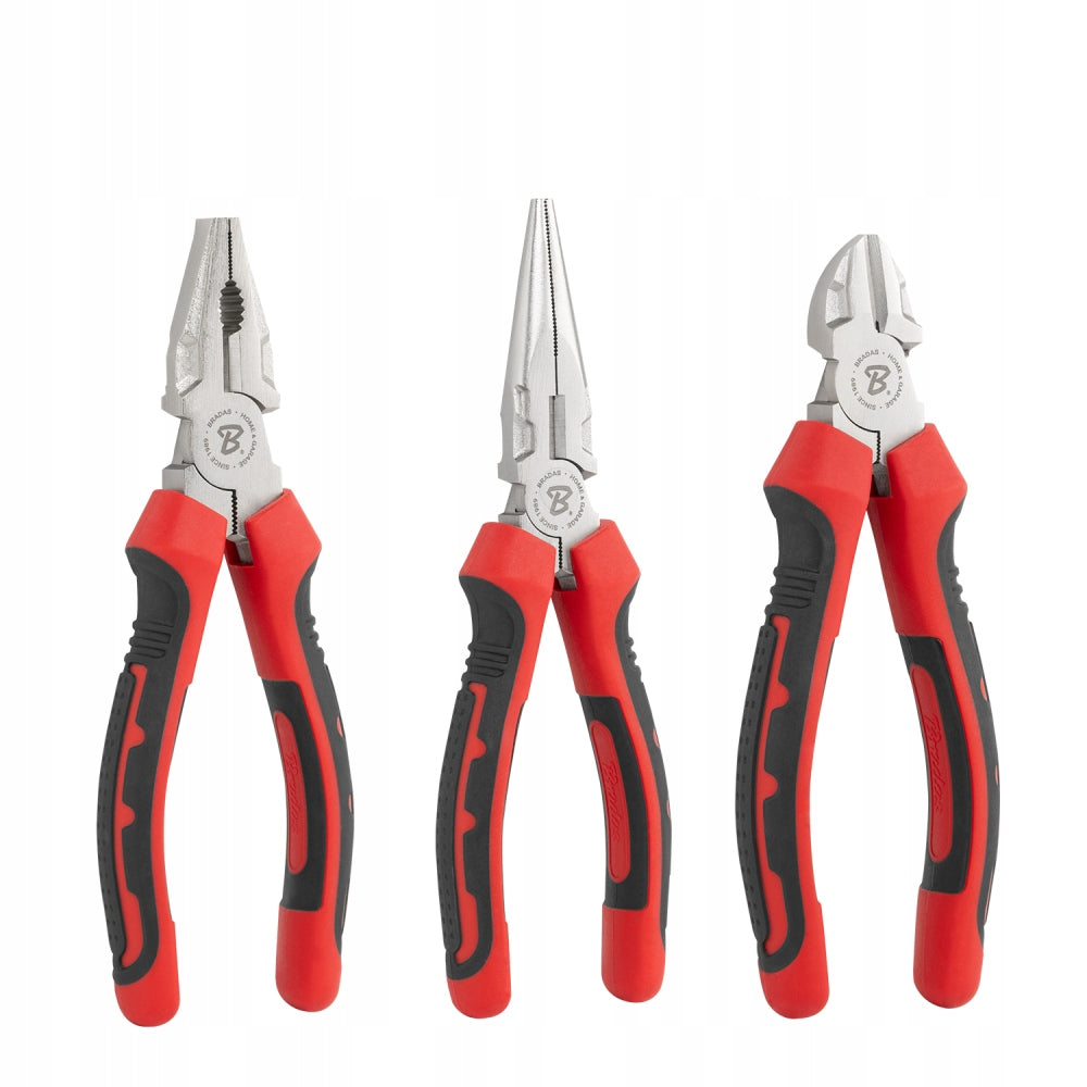 Set of pliers WHITE LINE PRO 3 pieces nickel plated CRV DIY-PL13/1SET