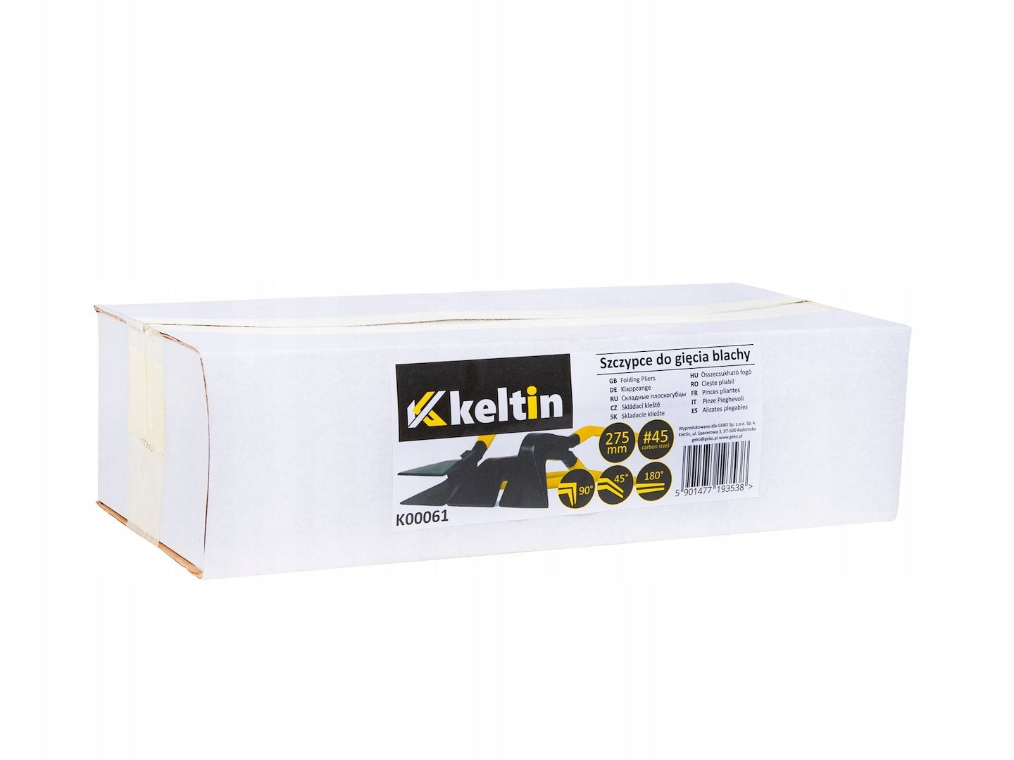 Set of pliers for bending sheet metal Keltin 3pcs. Brand Keltin