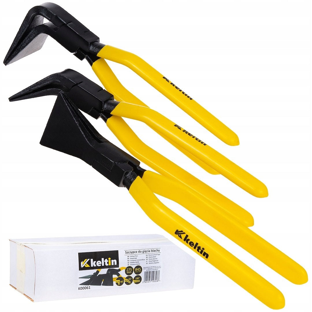 Set of pliers for bending sheet metal Keltin 3pcs.