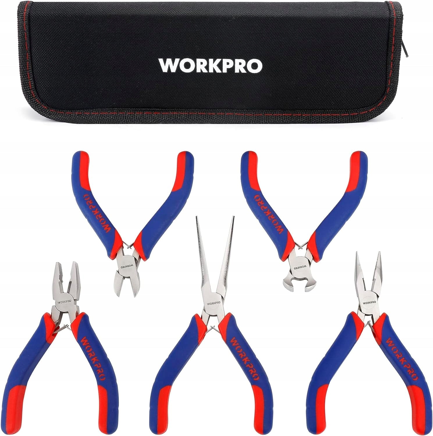Set of pliers workpro 5 pcs Packaging status original