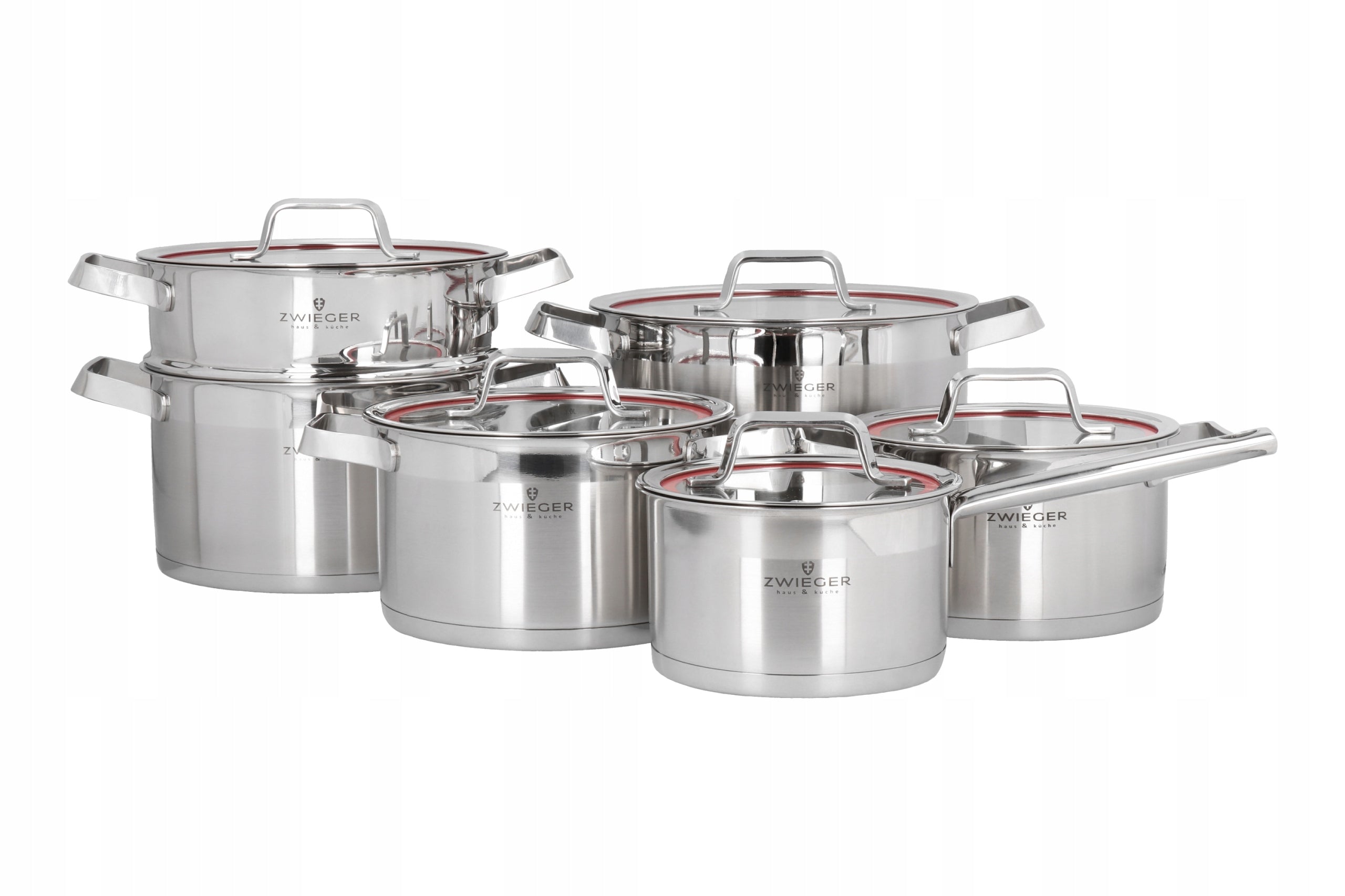 Set of pots 11 el. Klassiker Zwieger + Pans 24 and 28 cm Forte Packaging status original