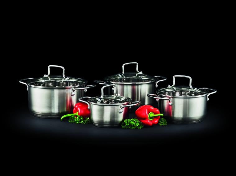 Set of pots Ambition Hugo stainless steel 8 el. Manufacturer code 68730