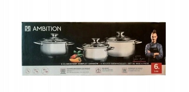 Set of pots Ambition Lea stainless steel 6 el. Brand Ambition
