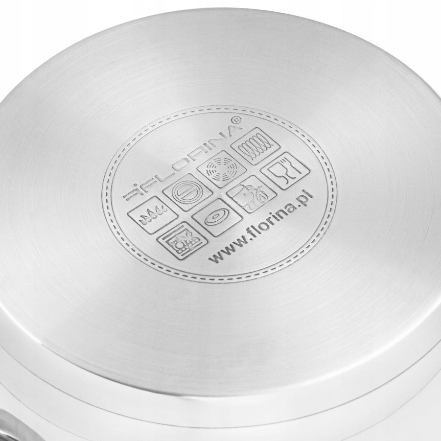 Set of pots FLORINA Matteo 8 elements Induction Inox Material glass