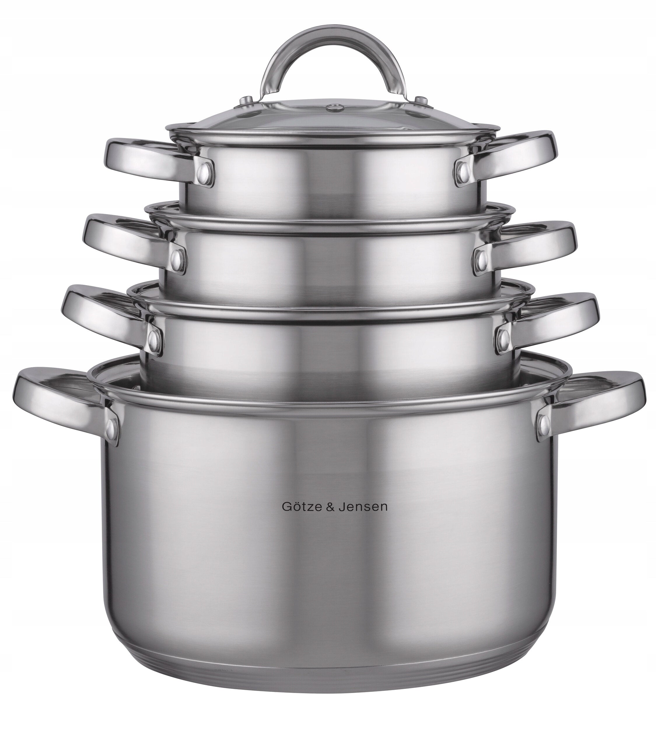 Set of pots GÖTZE & JENSEN CS300 Colorado Inox (10 members) Manufacturer code CS300 Colorado