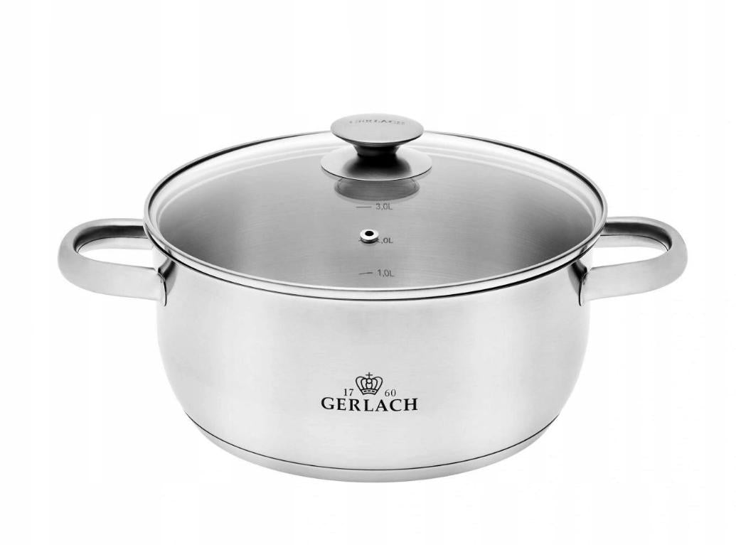 Set of pots Gerlach First stainless steel 6 el. Material stainless steel