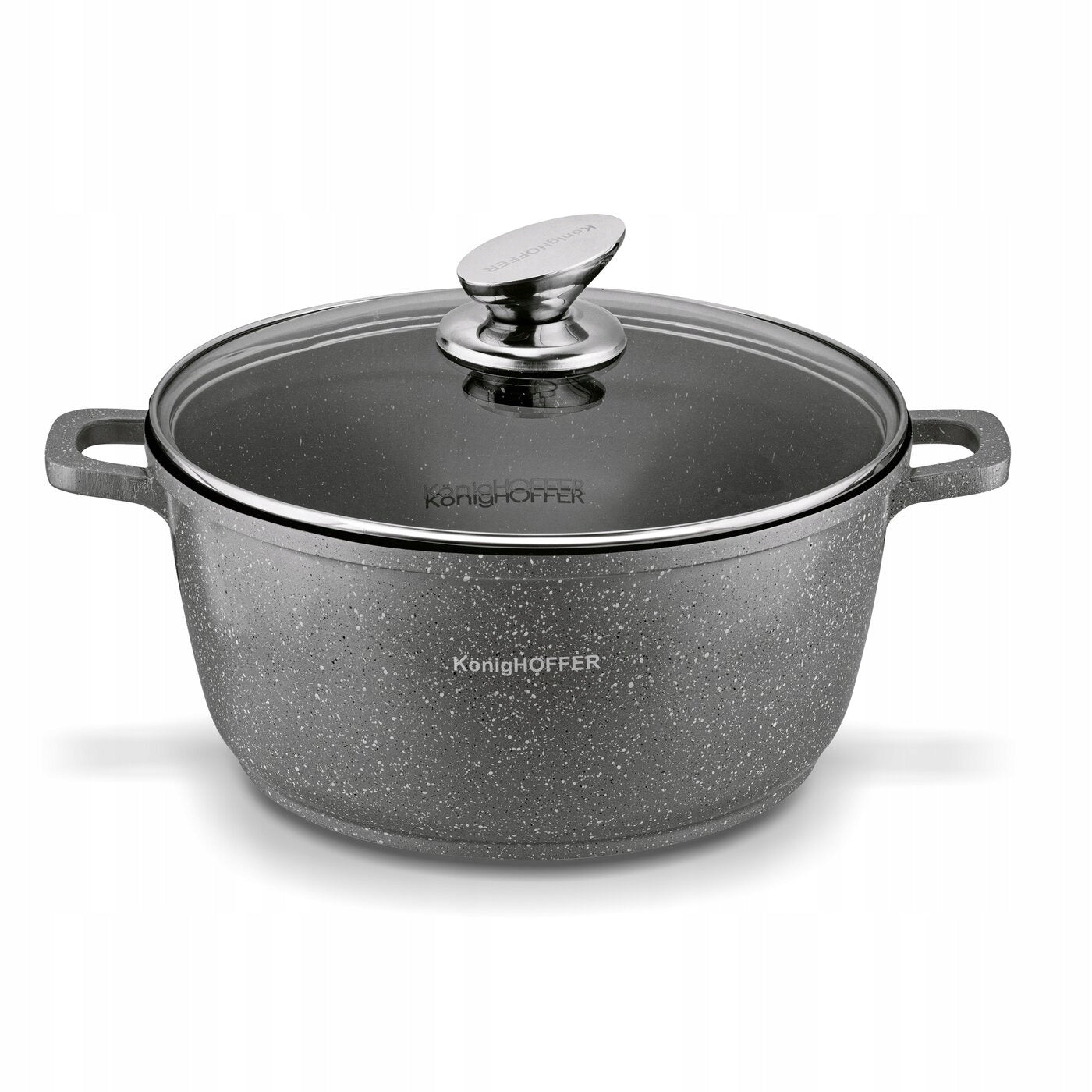 Set of pots Konighoffer Pollo Grey aluminium 12 el. Number of items in the set 12