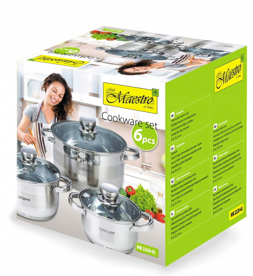 Set of pots Maestro MR-2220-6L EAN (GTIN) 4820177145221