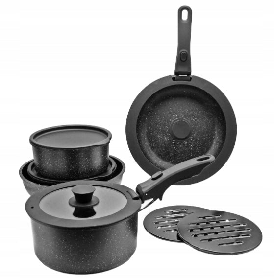 Set of pots Set of Pan Pots 13el aluminum Manufacturer code 5533