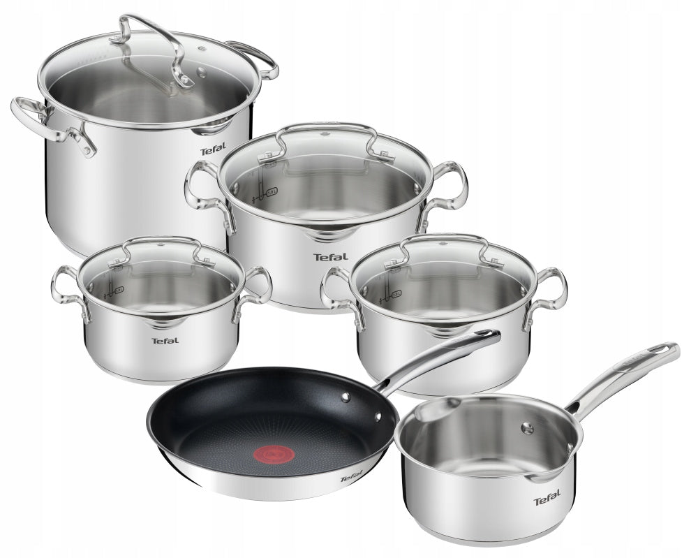 Set of pots Tefal Duetto+ stainless steel 10 el. G732SA55 Brand Tefal