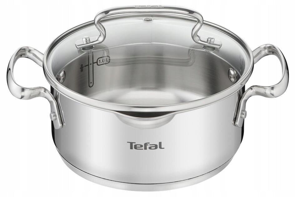 Set of pots Tefal Duetto+ stainless steel 10 el. G732SA55 Coating type non-stick