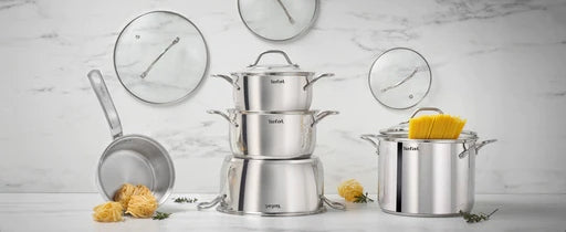 Set of pots Tefal Intuition B864SA74 stainless steel 10 el. Manufacturer code A702SC85