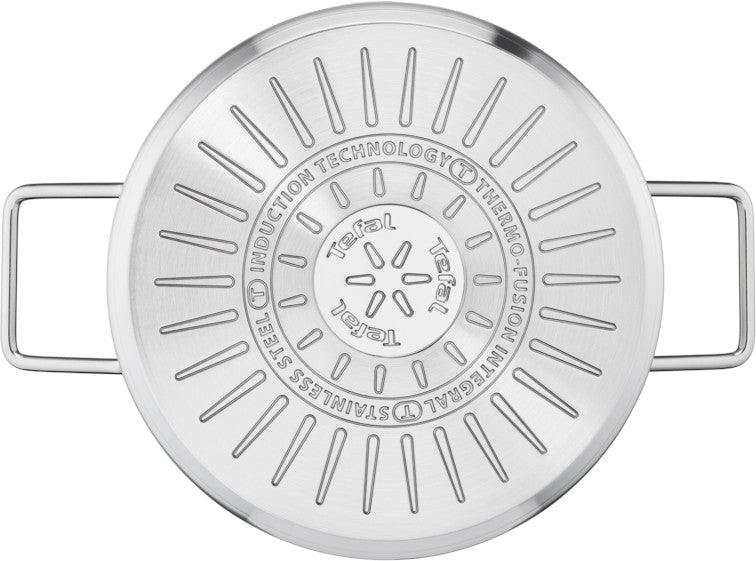 Set of pots Tefal Nordica lids induction 8el stainless steel Brand Tefal