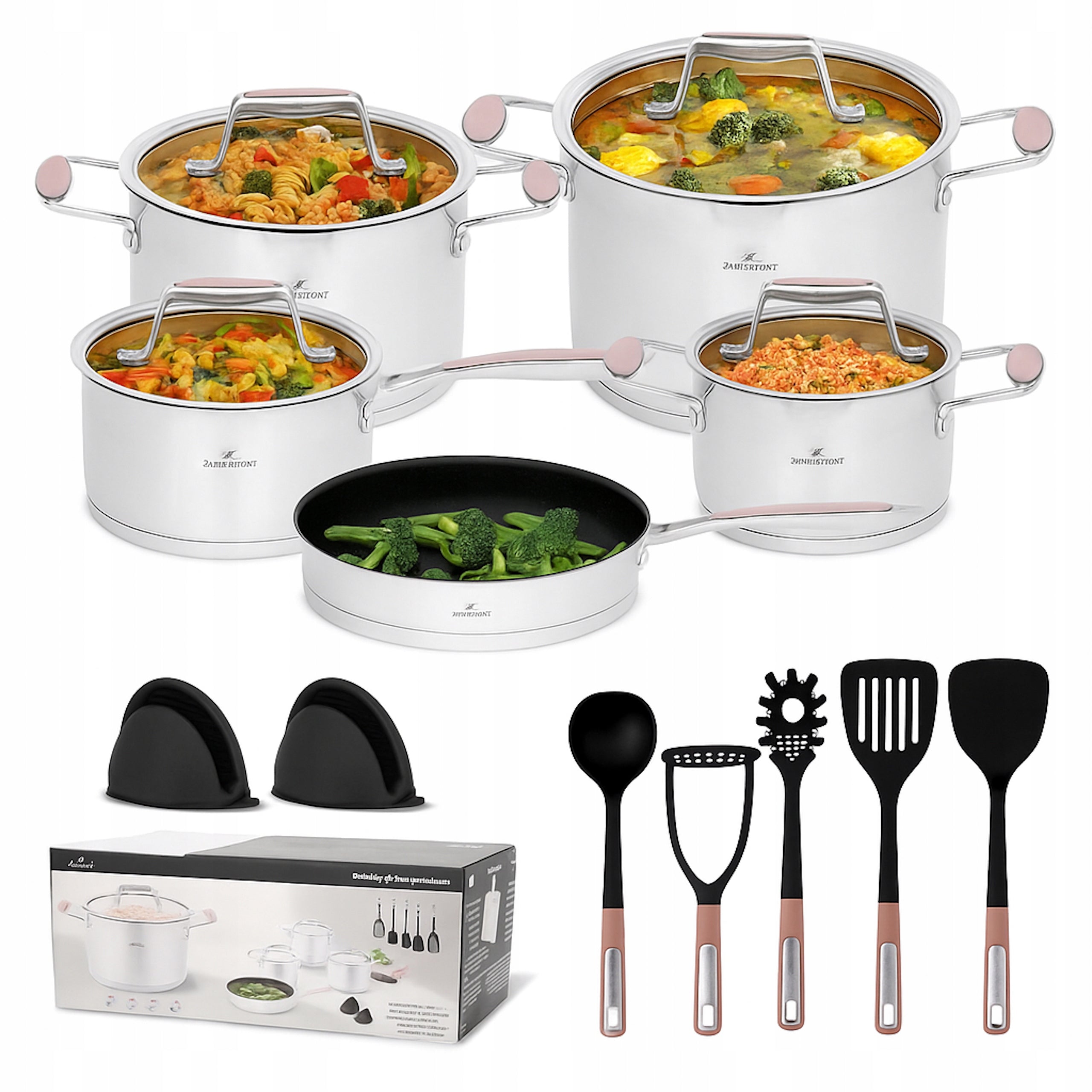 Set of pots ZWILLENTÖFF stainless steel 304 16 elements PAN 33252