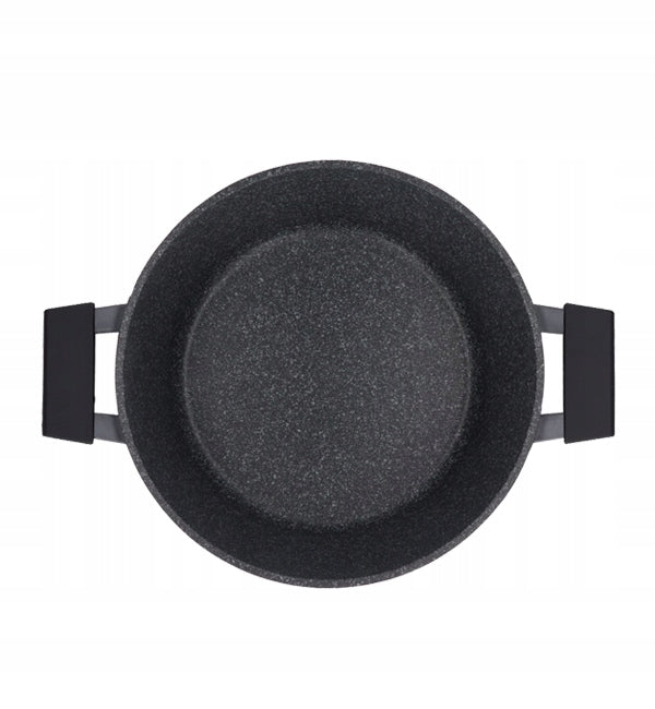 Set of pots Zwieger BLACK STONE aluminum black 6 el. Coating type non-stick