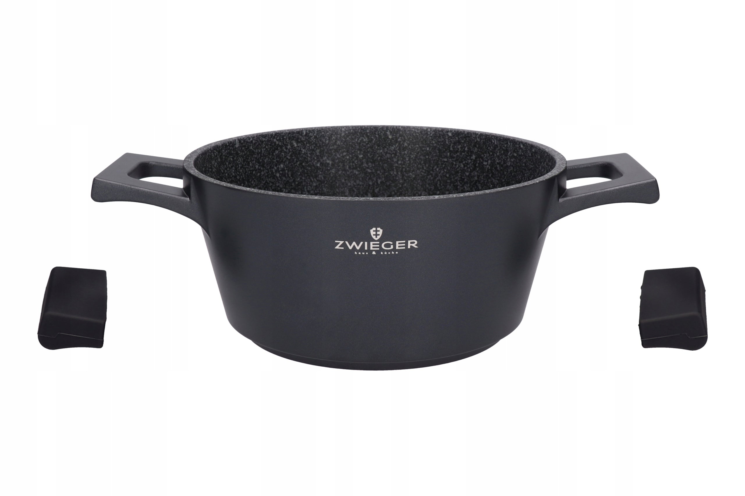 Set of pots Zwieger BLACK STONE aluminum black 6 el. Material aluminum
