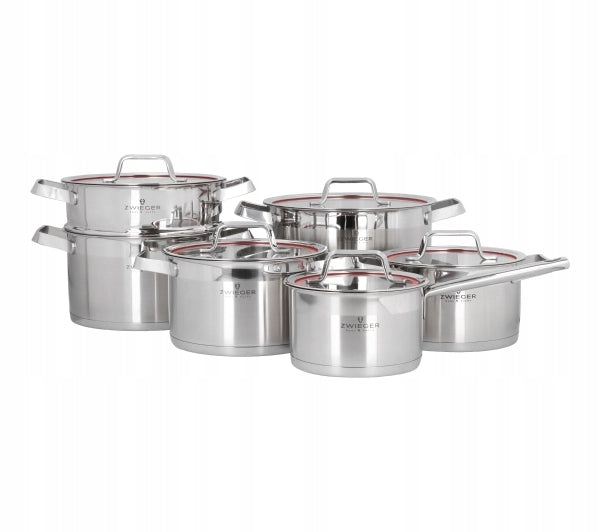Set of pots Zwieger Klassiker Induction Stainless steel 11 elements