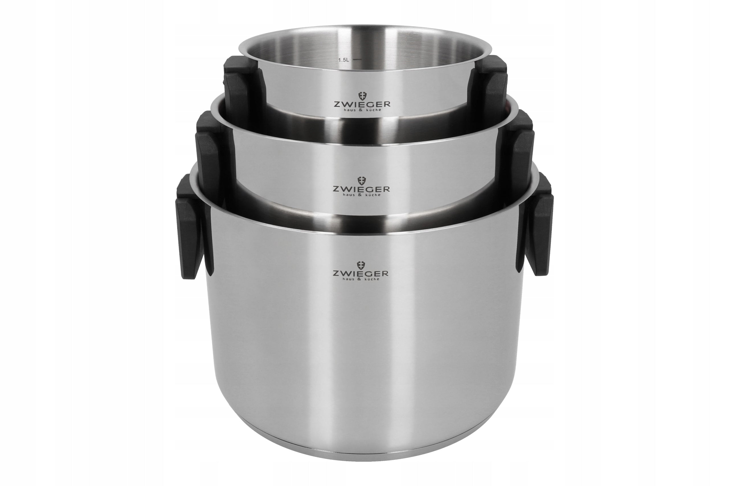 Set of pots Zwieger Kompact stainless steel 9 el. Number of items in the set 9