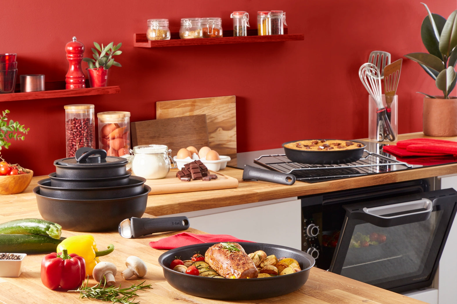 Set of pots and pans Tefal Ingenio Unlimited 22 elements INDUCTION Packaging status original