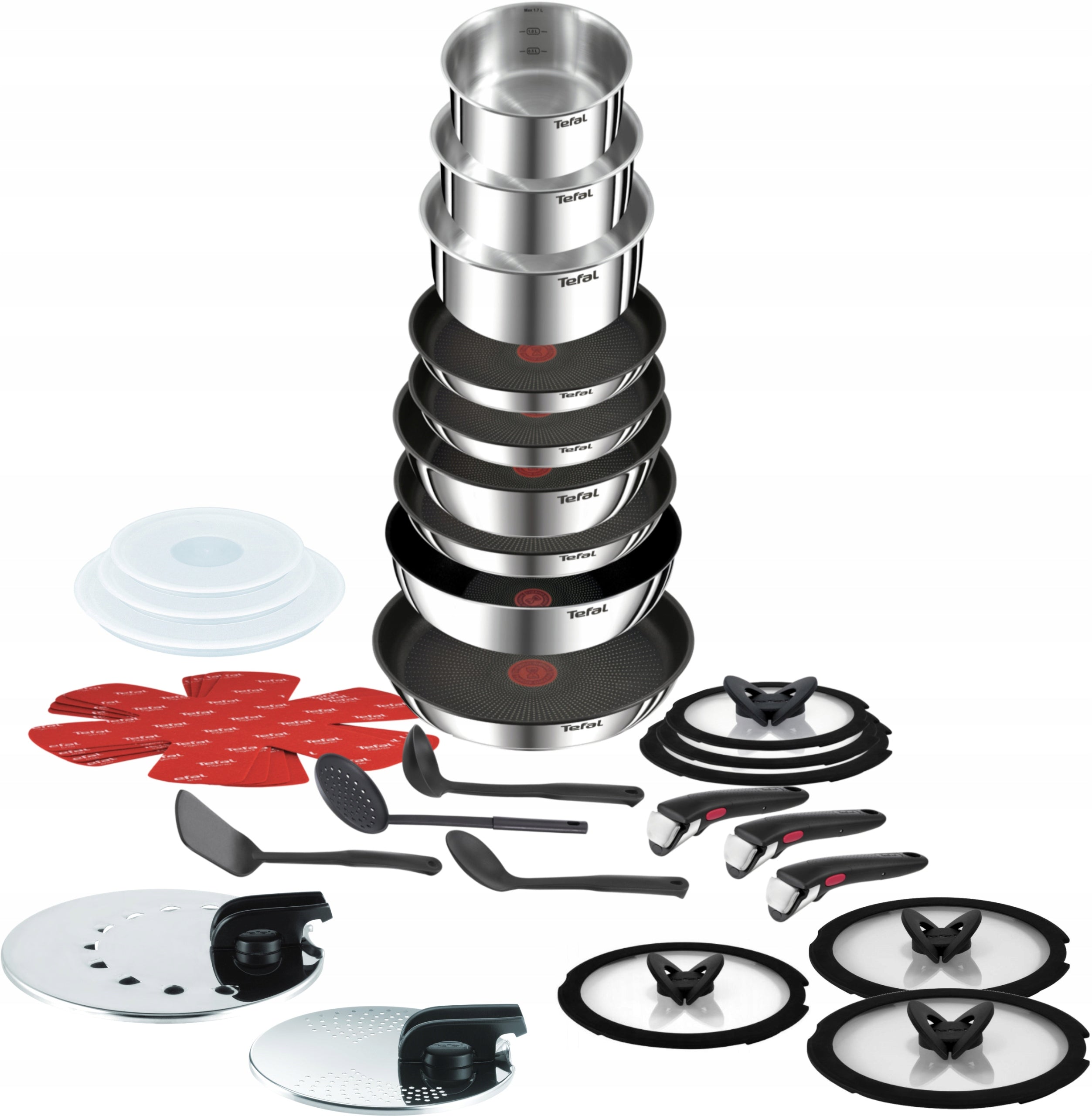 Set of pots spoon lid Ingenio Emotion 31el.