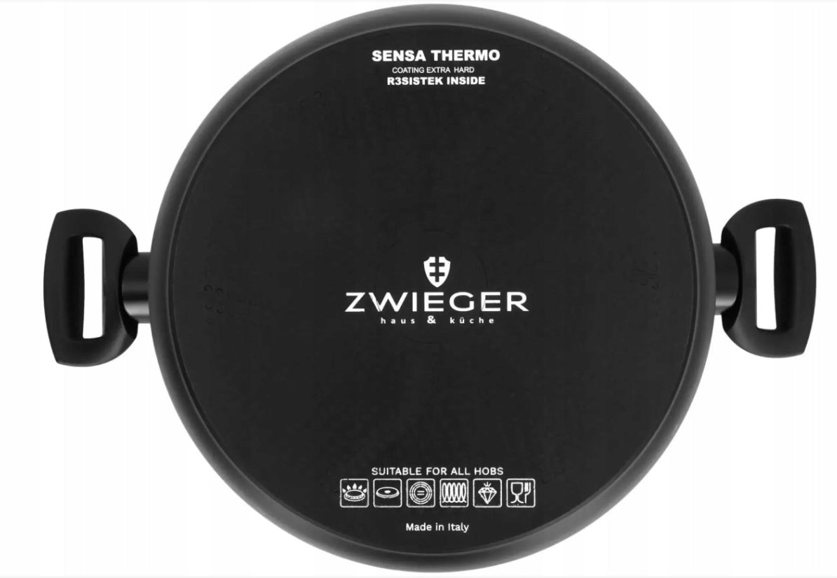 Set of pots with lid ZWIEGER SENSA 20/24cm induction 2,5l 4,4l 4el Line Sensa Thermo